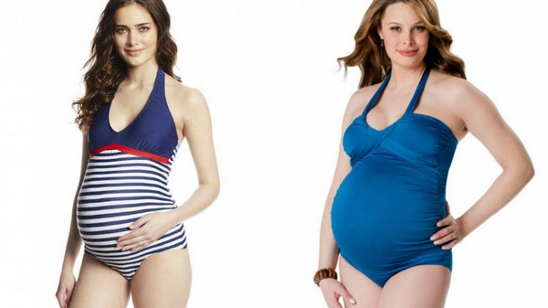 Купальники для беременных — выбор будущей мамы