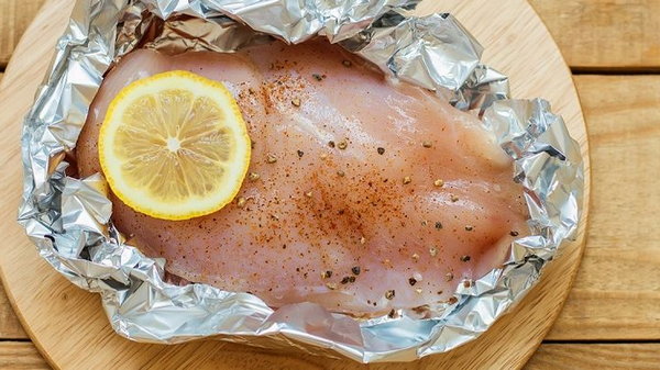Рецепт приготовления куриного филе в фольге