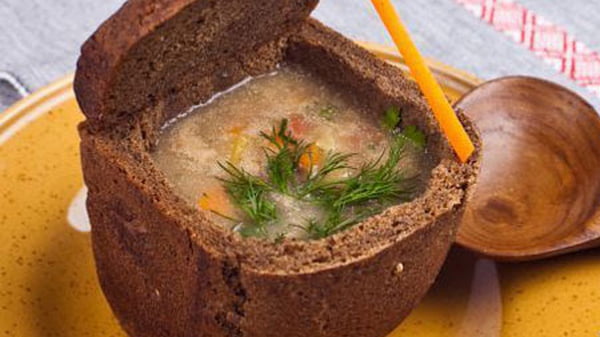 Пряный хлебный горшочек для супа