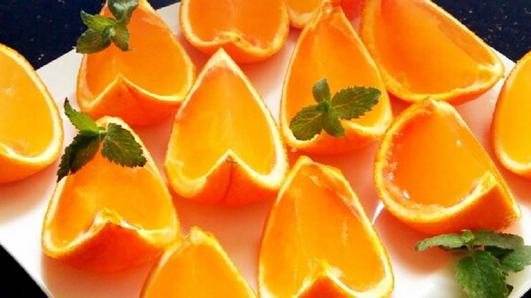 Желе «Апельсиновые дольки»