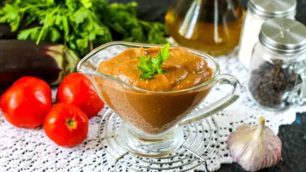 Рецепт соуса из баклажанов